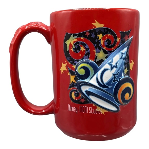 Disney MGM Studios 3D Sorcerer's Apprentice Hat Red 10oz. Coffee Tea Cup Mug - Picture 6 of 8